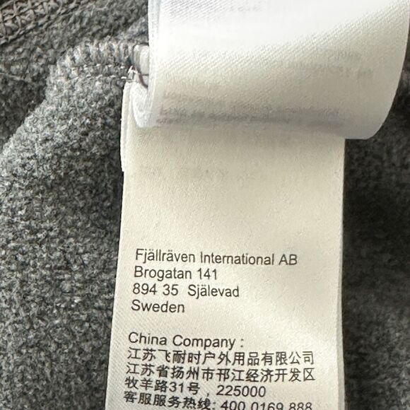 Fjallraven STINA Fleece women's Small Gray Full Zip jacket - Picture 14 of 14